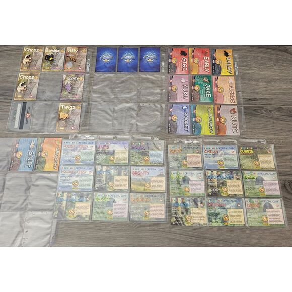 VTG 1999 Set of 126 Ty Beanie Babies Trading Cards Yellow Binder Membership Kit - Picture 5 of 15